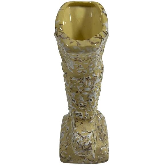 Vintage MCM Savoy Speckle Vase Splatter Art Cornucopia Excellent Condition - Picture 4 of 7